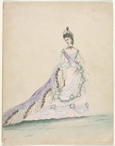 Étude de mode (conçue pour Worth)