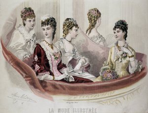 Mode féminine - dans « La Mode Illustrée », sd. 2ème moitié du 19ème siècle