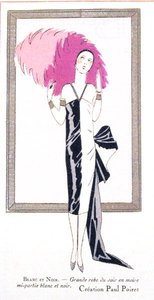 Conception de mode pour une robe de soirée 