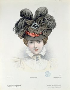 Planche de mode de La Modiste Universelle, février 1898