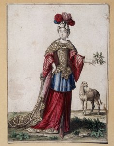 Costume de ballet féminin - gravure