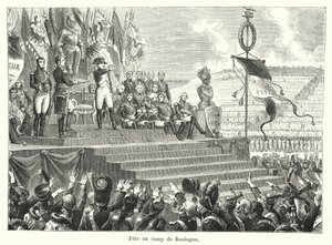 Fête au camp de Boulogne