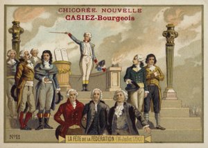 Fête de la Fédération, Révolution française, 14 juillet 1790 - French School