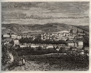 Figeac - Lot, dans la région Midi-Pyrénées