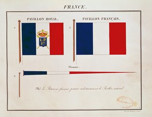 Drapeau de Louis-Philippe Ier, de Pavillons des Puissances Maritimes