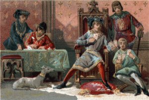 Pour se distraire, le roi de France Charles VI (1368-1422) jouait aux cartes