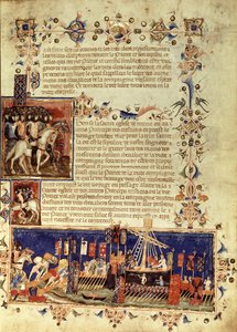Départ pour les croisades, 1352