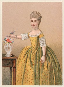 Costume du XVIIIe siècle en France - French School