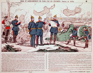 Guerre franco-prussienne : le siège et le bombardement de Paris