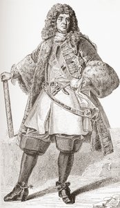 François de Neufville, 2ème duc de Villeroy, 1644-1730. Soldat français. De Les Heures Libres publié en 1908.