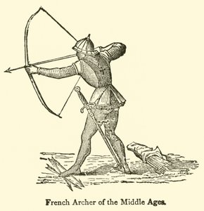 Archer français du Moyen Âge