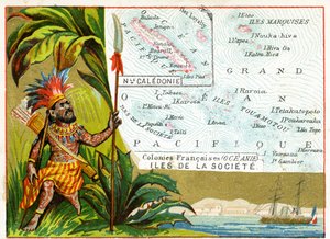 Possessions françaises en Océanie, vers 1890 - French School