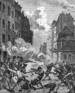 Révolution française - Étui du réveillon du Nouvel An (gravure)