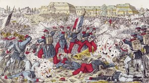 Troupes françaises encerclées par l