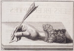 Calligraphie française : « L