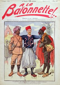 Soldats coloniaux français, illustration de couverture de 