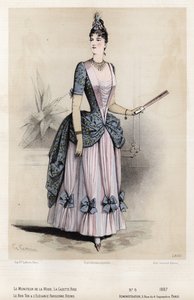 Planche de Mode Française, fin du 19e siècle - French School