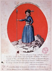 Les Français sont devenus libres en 1789 - gravure, Carnavalet.