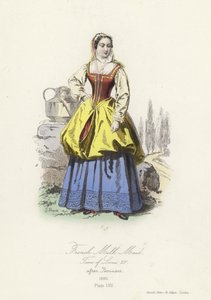 Laitière française du temps de Louis XIV