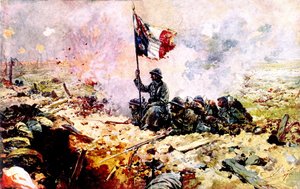 Soldats français pendant la bataille de la Somme 1916