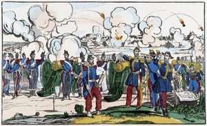 Les troupes françaises assiègent Rome pour la restauration du pouvoir du pape à Rome - French School