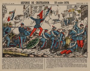 Troupes françaises défendant Châteaudun, Guerre franco-prussienne - French School