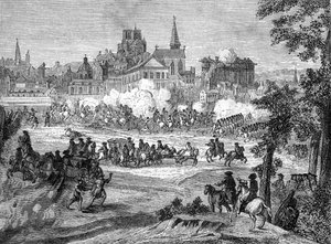 Fronde : Bataille du Faubourg Saint-Antoine survenue le 2 juillet 1652 à Paris