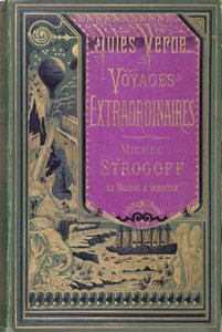 Couverture de Michel Strogoff par Jules Verne, 1876