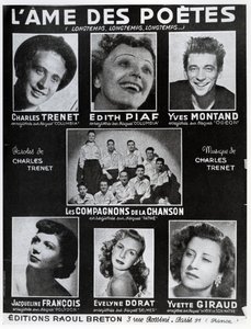 Couverture de la partition de la chanson L