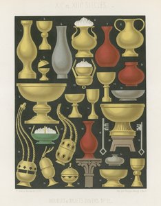 Mobilier et divers objets des XIIe et XIIIe siècles - French School