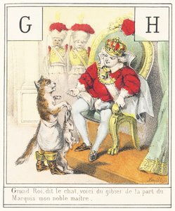G H : Grand Roi, dit le chat, voici du gibier du Marquis mon noble maître