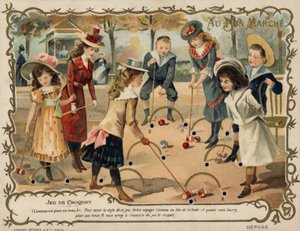 Partie de croquet