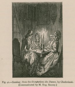 Jeu; des Occupations des Dames, par Chodovieski - French School