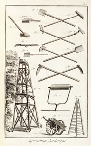 Outils de jardinage et plateforme de taille mobile, de l
