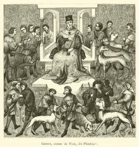Gaston, comte de Foix, dit Phoebus (gravure) - French School