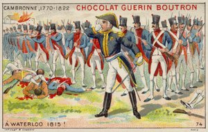 Le général Cambronne à la bataille de Waterloo
