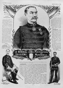 Général Joseph Gallieni (1849-1916) 1898 - French School
