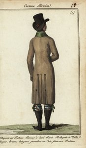 Gentleman en long manteau d