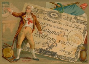 Georges Danton, homme politique révolutionnaire français du parti Jacobin