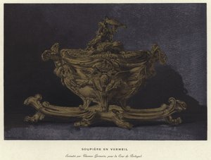 Soupière dorée