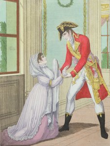 Grâce accordée par Napoléon à Madame de Polignac pour son mari Armand Polignac, 1804 - French School
