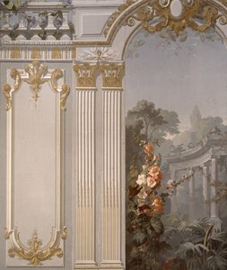 Grande Galerie de Louis XIV, motif de papier peint par Victor Dumont, fabriqué par Delicourt Hook frères succ., Paris