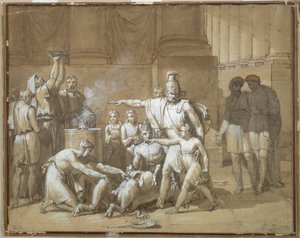 Hannibal jurant une inimitié éternelle envers Rome, c. 1808