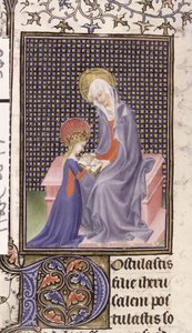 Sainte Anne enseignant la Vierge