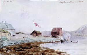 Port de Havoysund (Havoesund) en Norvège