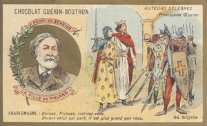 Henri de Bornier (1825-1901), dramaturge, poète, écrivain français, auteur de "La fille de Roland", drame en 4 actes