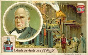 Henry Bessemer, inventeur du procédé Bessemer - French School