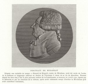 Honoré Gabriel Riqueti, comte de Mirabeau - French School