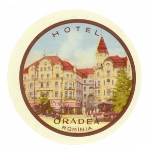 Étiquette Hôtel Oradea, Roumanie