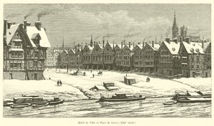 Hôtel de Ville et Place de Grève, XIIIe siècle